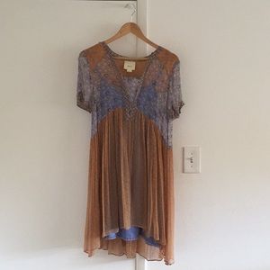 Anthropologie Maeve Spring/Summer Dress with Slip